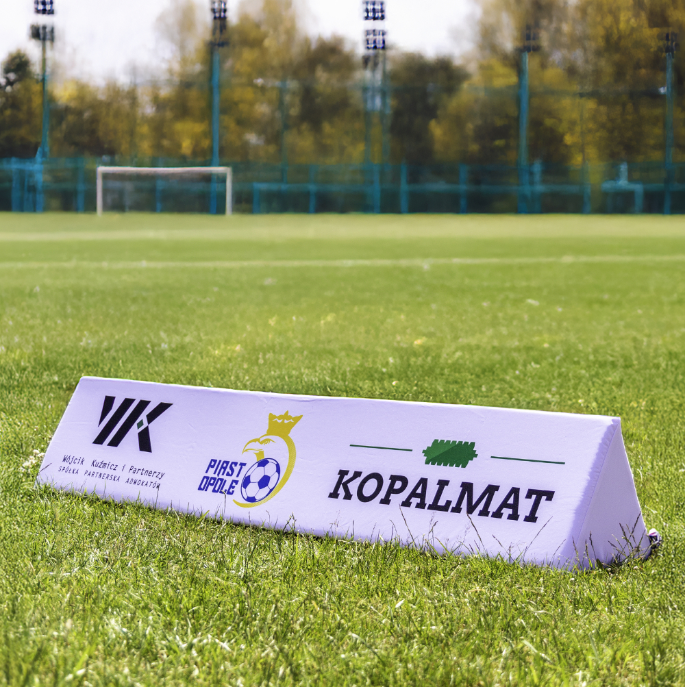 Dreieck Schaumstoffbande A-Reiter Logo bedruckt