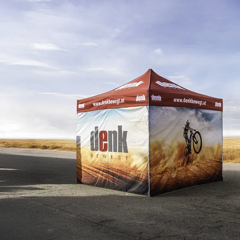 Faltzelt mit Branding 3x3m