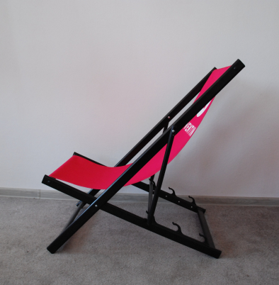 Alu Liegestuhl bedrucken