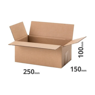 250x150x100mm Versandkarton braun faltbar