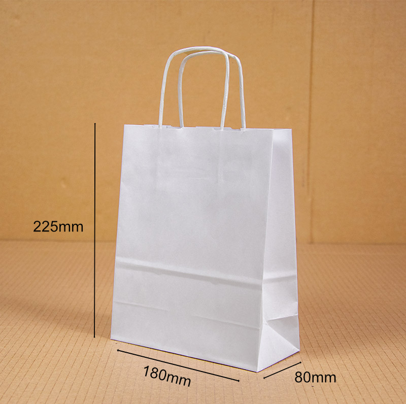 Papiertasche180x80x225mm weiß kaufen
