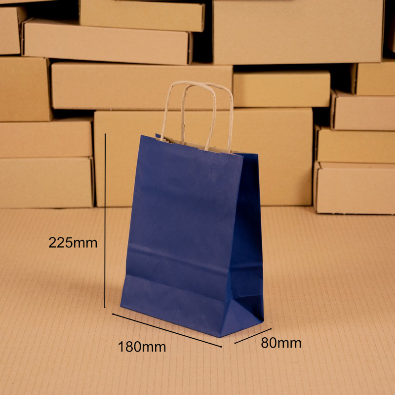 Papiertasche-Blau-180x80x225mm