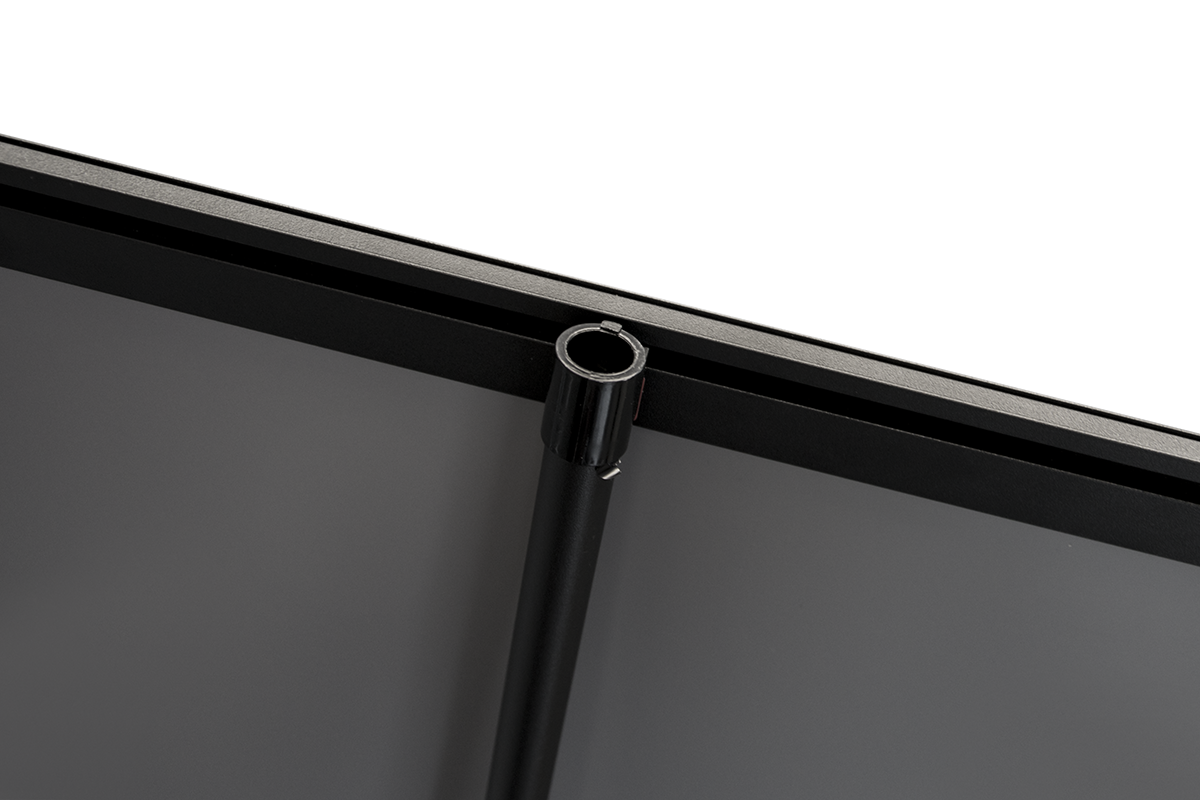 Roll-up schwarz Detail